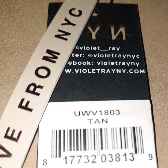 Violet ray tan purse - Picture 7 of 7